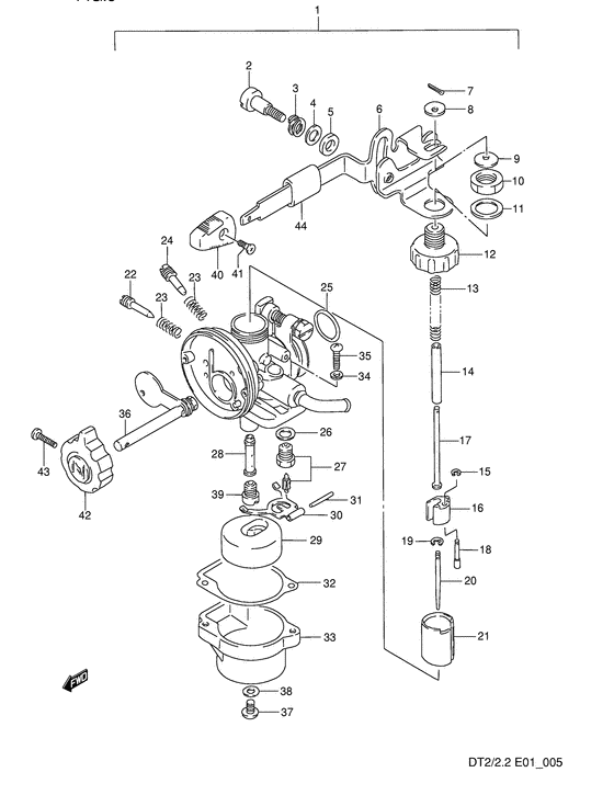 Carburetor - Карбюратор для Dt2/dt2.2