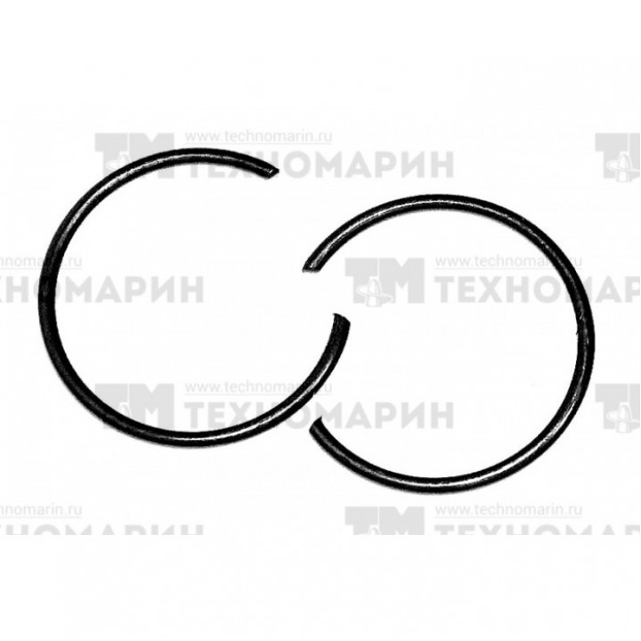 Комплект стопорных колец (2 шт) поршневого пальца Yamaha 6H4-11634-01