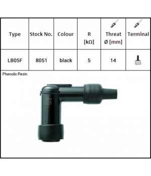 LB05F Колпачок свечи зажигания