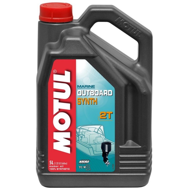 Масло синтетическое Motul Outboard Synth 2T (5л)